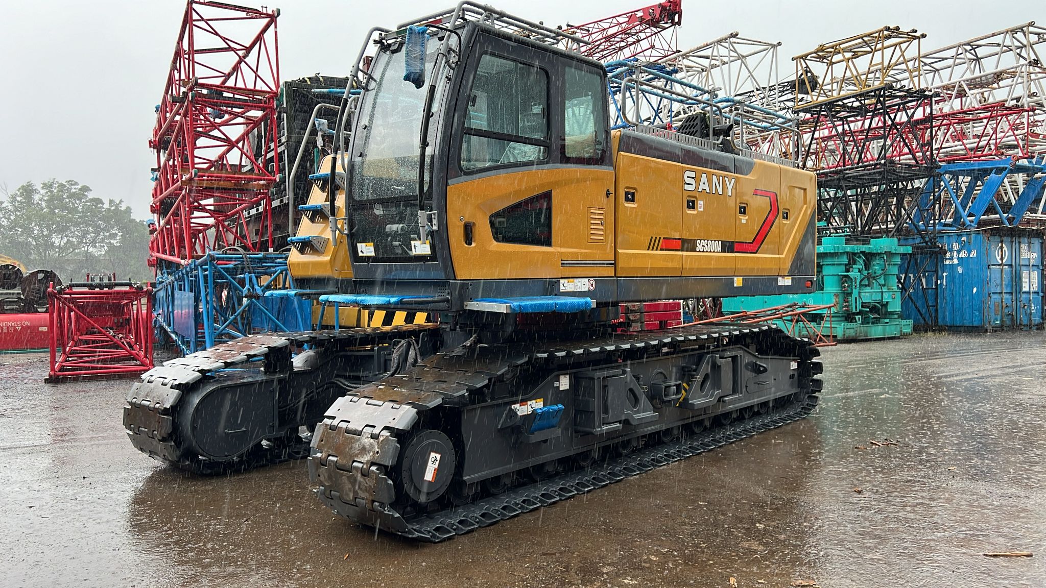 SANY 80 TON CRAWLER CRANE SCS800A (CCCR-518)